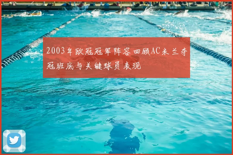 2003年欧冠冠军阵容回顾AC米兰夺冠班底与关键球员表现