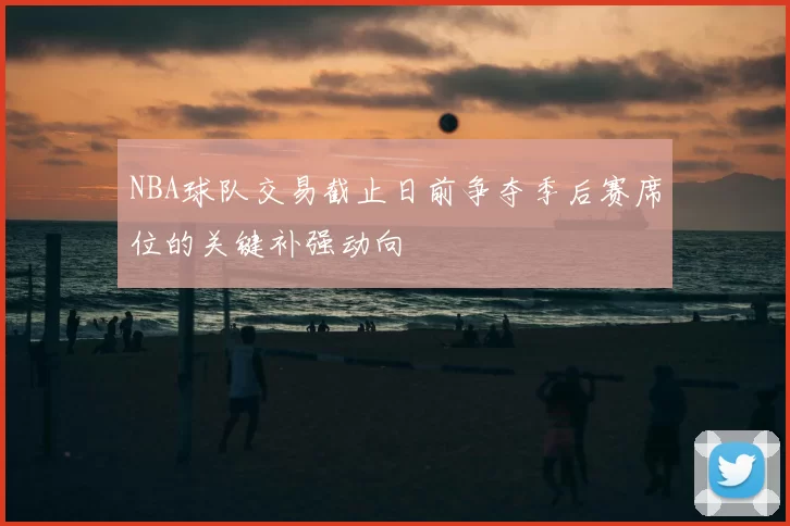 NBA球队交易截止日前争夺季后赛席位的关键补强动向