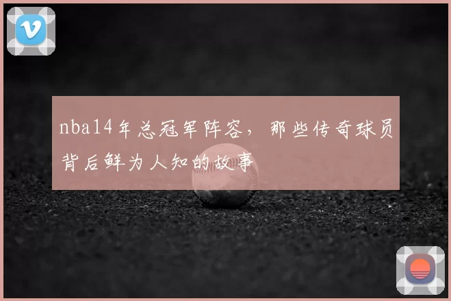 nba14年总冠军阵容，那些传奇球员背后鲜为人知的故事